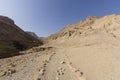 Wadi Arugot River, ein Gedi nature reserve, dead sea, Israel Royalty Free Stock Photo