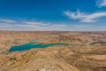 Wadi El Mujib Dam and Lake, Jordan Royalty Free Stock Photo