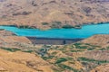 Wadi El Mujib Dam and Lake, Jordan Royalty Free Stock Photo