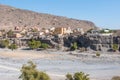 Wadi In Hajar mountain range Oman Royalty Free Stock Photo
