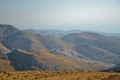 Wadi Kelt Nahal Prat, in the Judean Desert, Israel. Early autumn in a nature reserve. Selective focus Royalty Free Stock Photo