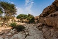 A wadi near Abu Jifan Fort, Riyadh Province, Saudi Arabia