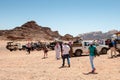 Wadi Ram desert, Jordan Royalty Free Stock Photo