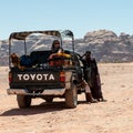 Wadi Ram desert, Jordan Royalty Free Stock Photo