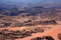 Wadi Rum desert Royalty Free Stock Photo