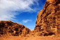 Wadi Rum Desert, Jordan Royalty Free Stock Photo