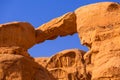 Wadi Rum Desert, Jordan, Um Frouth stone bridge