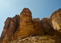 Wadi Rum desert Landscape Royalty Free Stock Photo