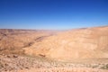 Wadi Rum desert landscape Royalty Free Stock Photo