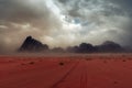 Wadi Rum desert Royalty Free Stock Photo