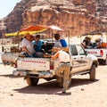 Wadi Ram desert, Jordan Royalty Free Stock Photo