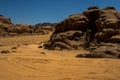 Jordan Wadi Rum landscapes, Desert Tourist Location