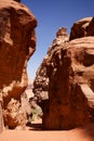 Wadi Rum Jordan Desert Canyon in Asia Royalty Free Stock Photo