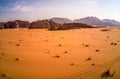 Wadi Rum Jordan, Scenic locations in Jordan Royalty Free Stock Photo