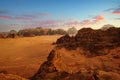 Wadi Rum Jordan Royalty Free Stock Photo