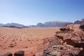 Wadi Rum Landscape Royalty Free Stock Photo