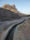 Wadi Sa'al falaj, Oman Royalty Free Stock Photo