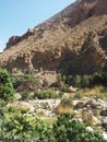 A view in Wadi Shab oasis, Oman, Arabian peninsula