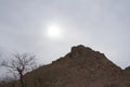 Wadi Shahamon in Eilat in gloomy day