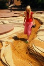 Wading Through A Scale Model of the Mississippi River