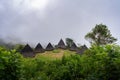 Wae Rebo village in Indonesia's Flores Island. Royalty Free Stock Photo