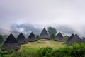 Wae Rebo village in Indonesia's Flores Island. Royalty Free Stock Photo