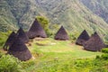 Waerebo is a village that located in the mountains, with cool air and beautiful views Royalty Free Stock Photo