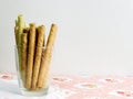 Wafer roll sticks cream rolls Royalty Free Stock Photo