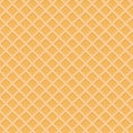 Wafer seamless pattern texture background. Vector Illustration