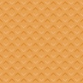 Wafer seamless texture background. Pattern Vector