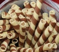 Wafer sticks chocolate flavor Royalty Free Stock Photo