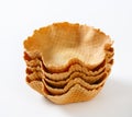 Waffle baskets Royalty Free Stock Photo