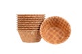 Waffle bowls Royalty Free Stock Photo