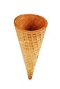 Waffle cone for ice cream