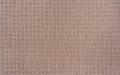 Waffle fabric with visible texture copy space Royalty Free Stock Photo