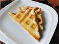 Waffle, fast and easy breakast and snack