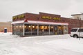 Waffle House in the Snow
