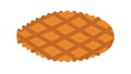 Waffle Iron Pattern, Breakfast Culinary Design, vector design Generative AI Royalty Free Stock Photo