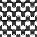 Waffle-iron pattern seamless vector Royalty Free Stock Photo