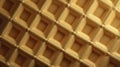 Waffle Iron Texture Seamlessly Backdrop With Steam Patch And Copy Space Royalty Free Stock Photo