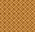 Waffle pattern. Chocolate wafer confectionery texture. Vector illustration for your design. Royalty Free Stock Photo