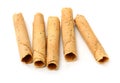 Waffle rolls Royalty Free Stock Photo