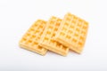 Waffles delish dessert Royalty Free Stock Photo