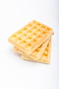 Waffles delish dessert Royalty Free Stock Photo