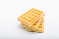 Waffles delish dessert Royalty Free Stock Photo