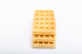 Waffles delish dessert Royalty Free Stock Photo