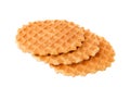 Waffles isolated in white background Royalty Free Stock Photo