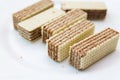 Waffles on a plate Royalty Free Stock Photo