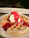 Waffles strawberry