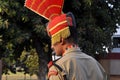 Wagah Border Guard Royalty Free Stock Photo